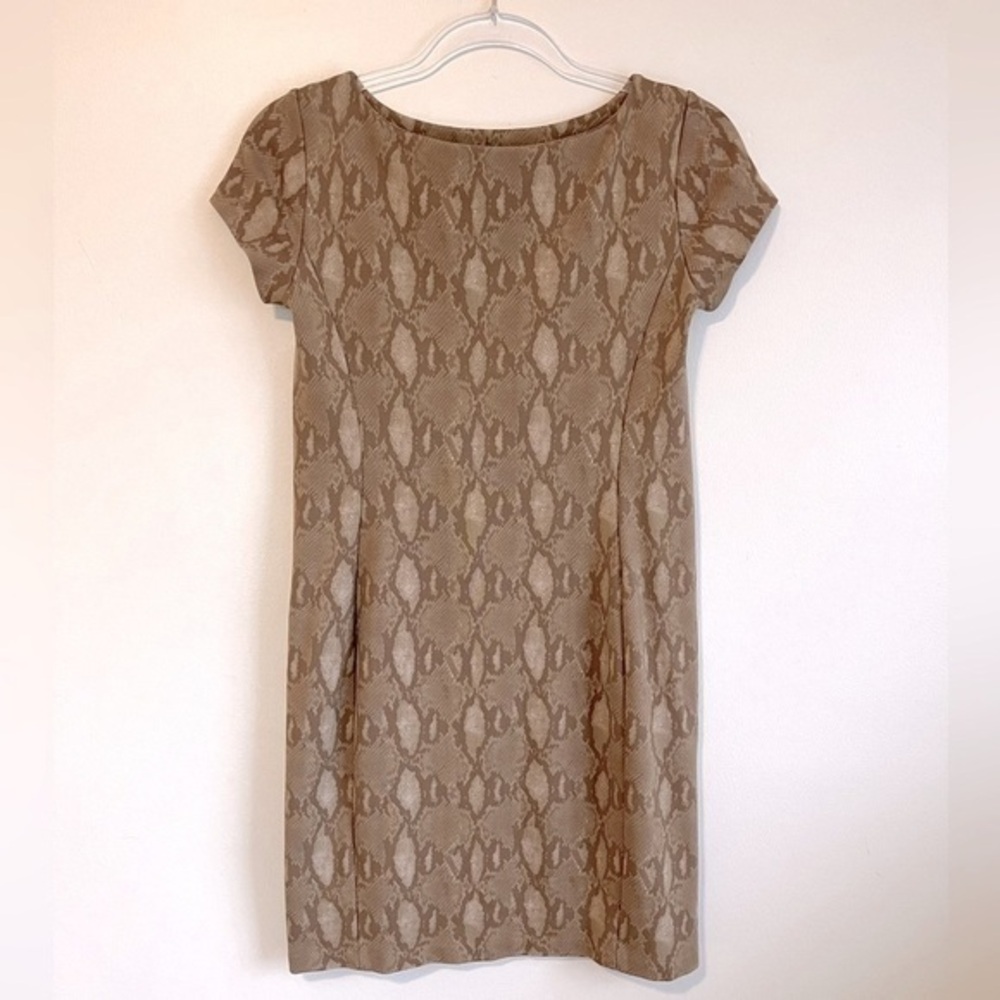 LAUREN RALPH LAUREN- Women’s Nettoyage A Sec Python Ponte Sheath Dress- PXS